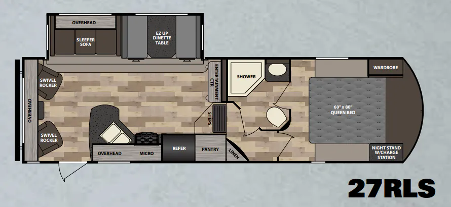 Winnebago Voyage 27RLS floor plan