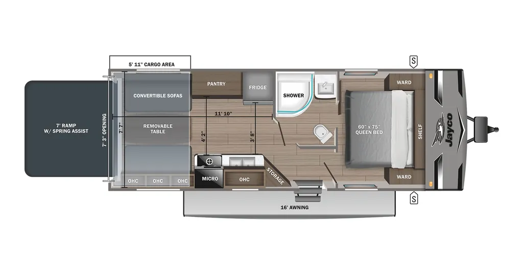 2023 Jayco Jay Flight 236TH floor plan