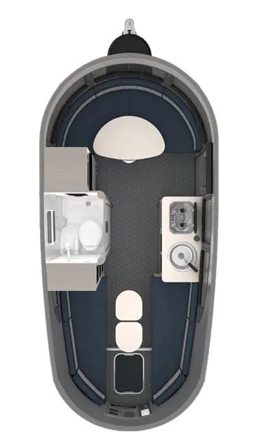 Airstream Basecamp 20 floor plan