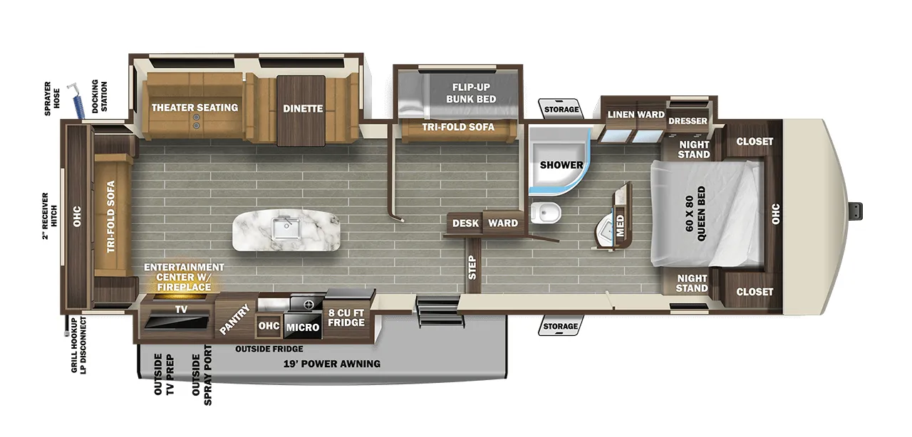 Starcraft Telluride 338MBH floor plan