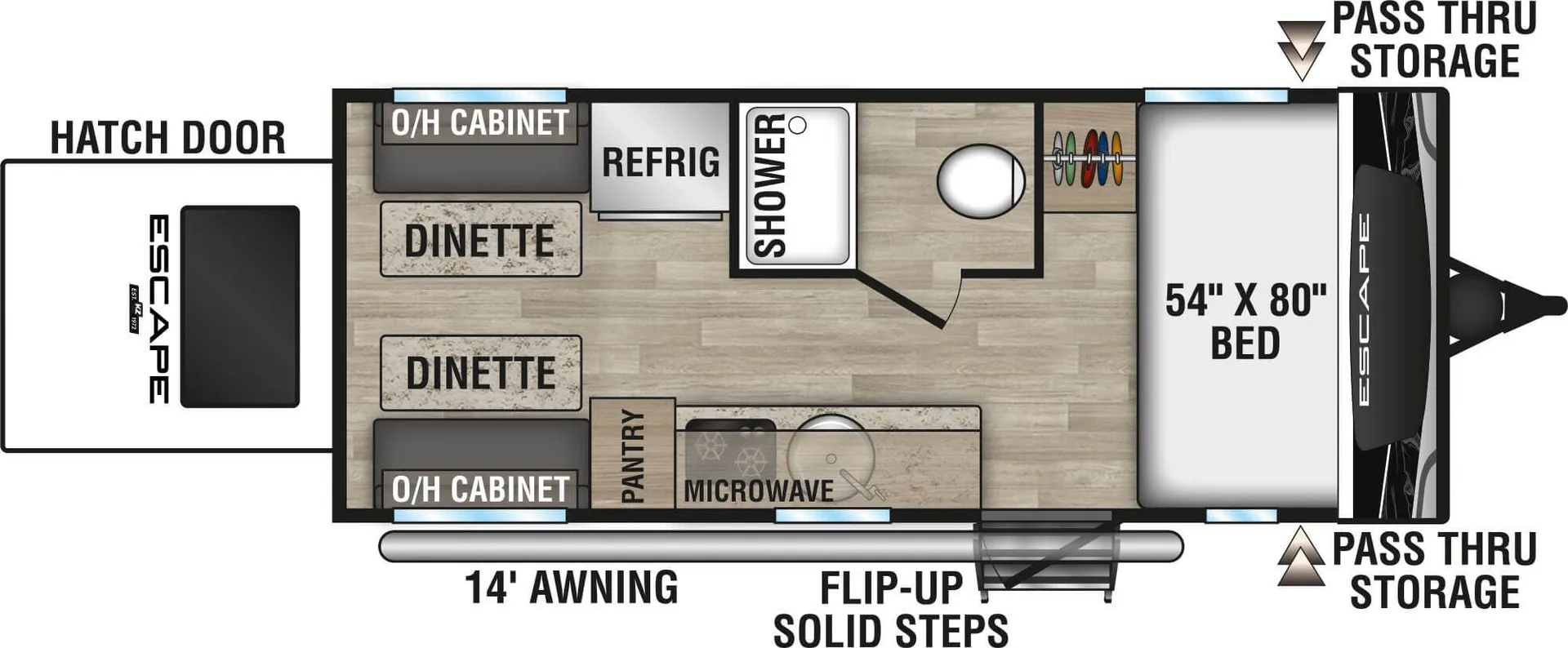 K-Z Escape E17 Hatch floor plan