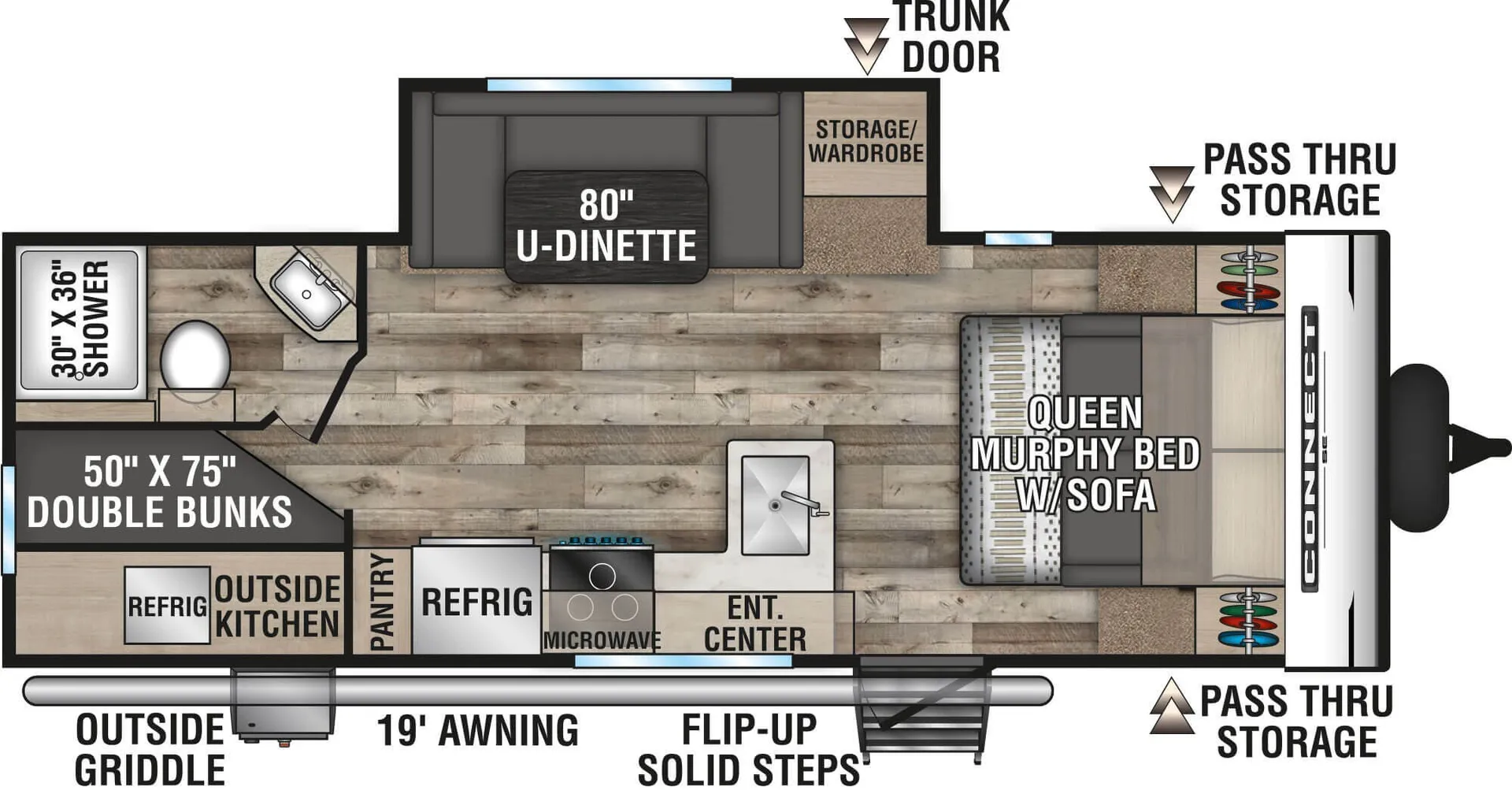 K-Z Connect SE C231BHKSE floor plan