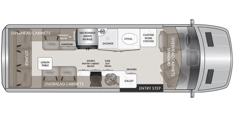 American Coach American Patriot 170 - MD2 floor plan