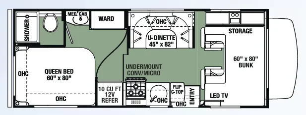Forest River Forester LE 2351LE floor plan