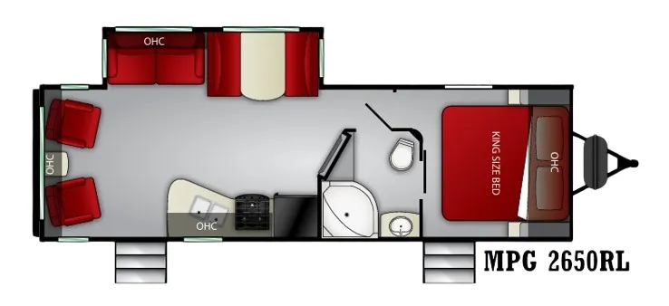 Cruiser RV MPG 2650RL floor plan