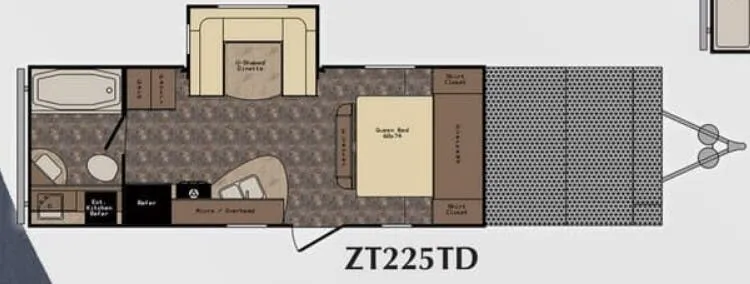 CrossRoads Z-1 1 ZT225TD floor plan