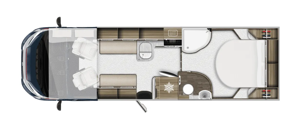 Auto-Trail Grande Frontier 80 floor plan