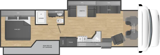 2027 Nexus Wraith 35F - Floor plan