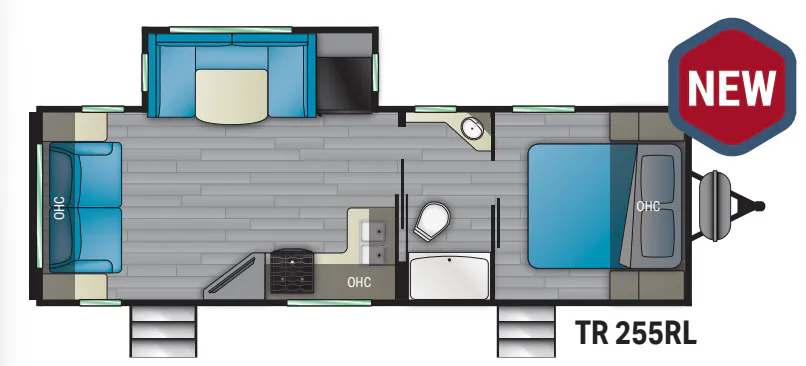 Heartland Trail Runner 255RL floor plan