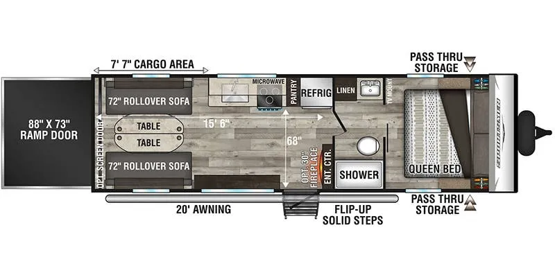 K-Z Sportsmen SE 270THSE floor plan