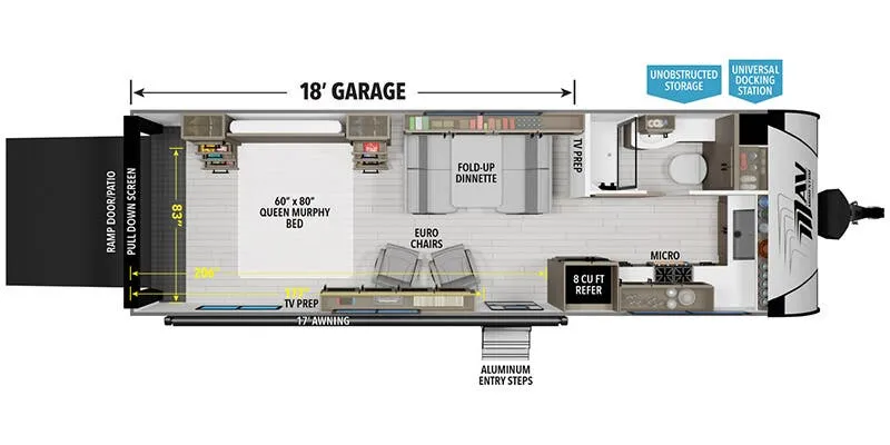 2026 Grand Design Momentum MAV 24MAV - Floor plan