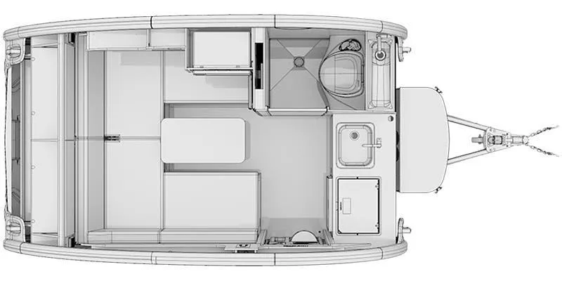 2026 NuCamp TAB 320 S floor plan
