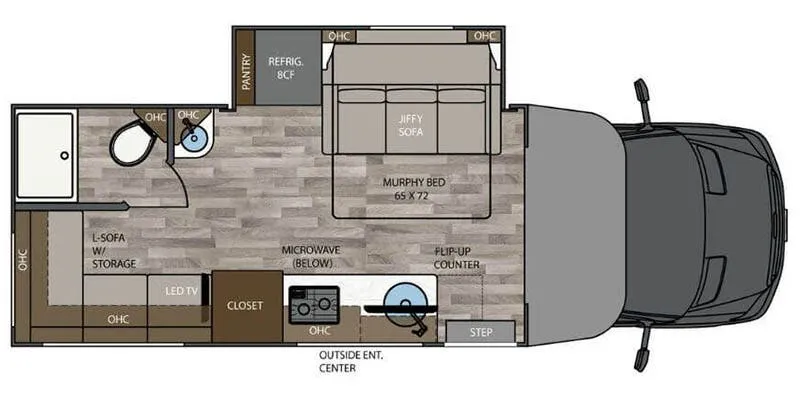 2025 Renegade RV Vienna 25DLN - Floor plan