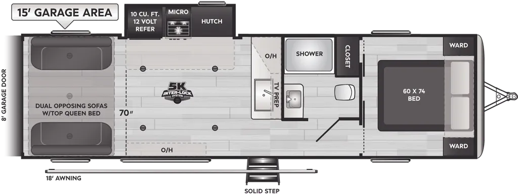 2026 Keystone Impact Aluminum 2915 floor plan