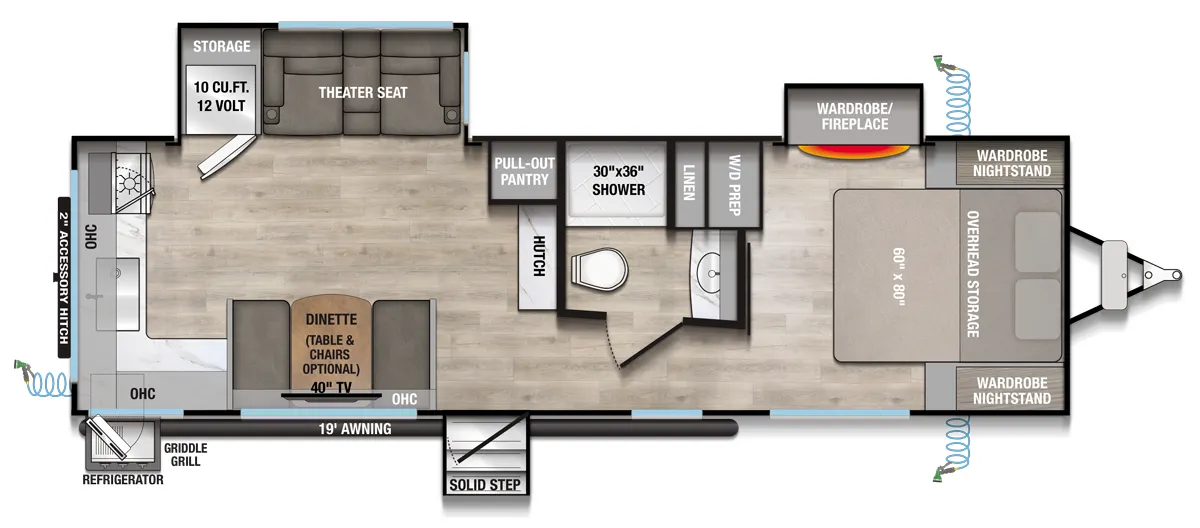 Alliance RV Delta 274RKW floor plan