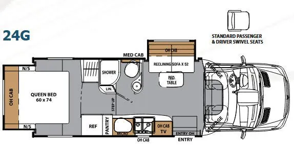 Coachmen Prism 24G floor plan