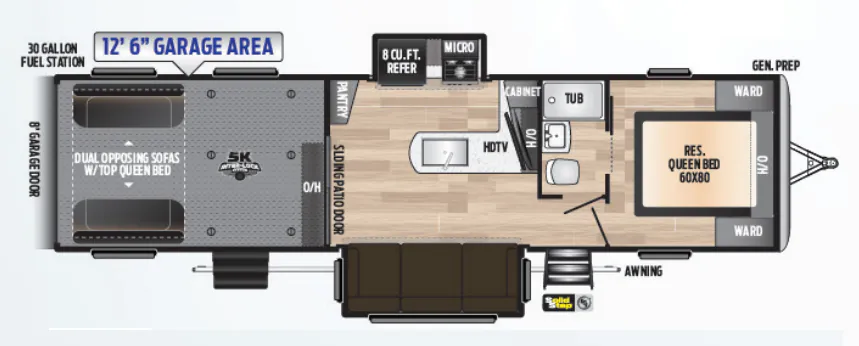 Keystone Impact 330 exterior