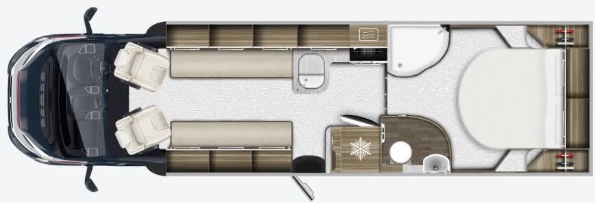 Auto-Trail Frontier COMANCHE floor plan