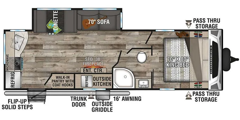 K-Z Connect C261RKK floor plan