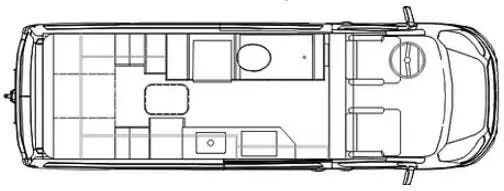 Chinook RV Bayside RS floor plan