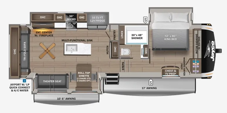 2026 Jayco Eagle 321RSTS - Floor plan