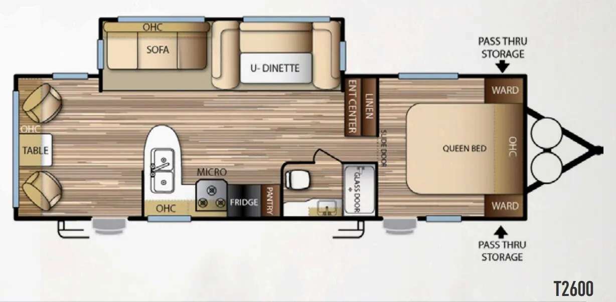 Forest River EVO 2600 floor plan