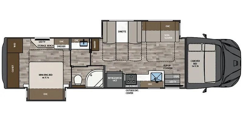 Renegade RV Valencia 38RW floor plan