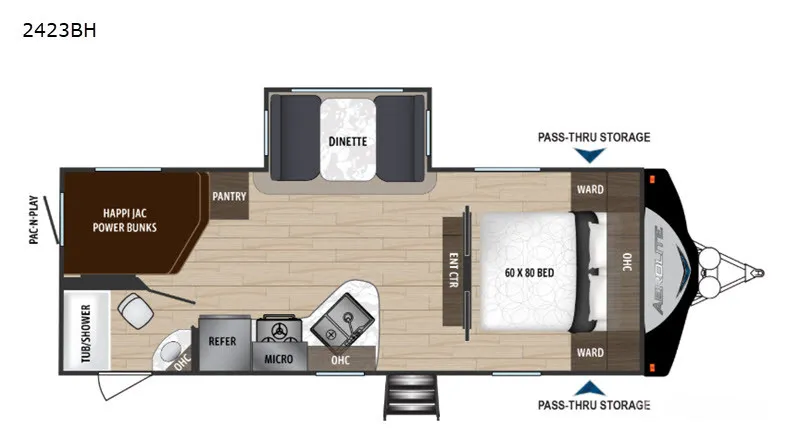 2019 Dutchmen Aerolite 2423BH-1S - Photo 3