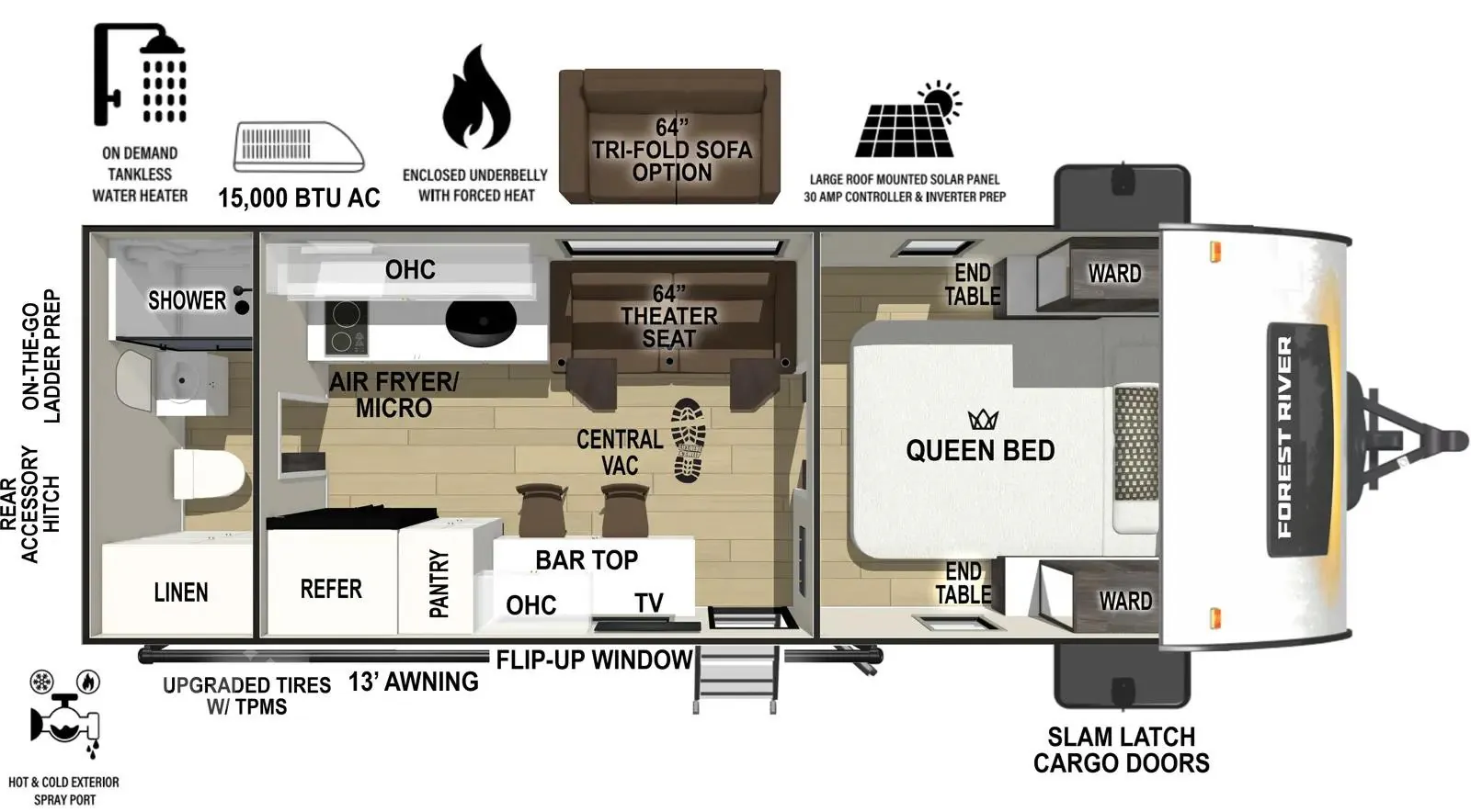 2026 FOREST RIVER R-POD 207 - Photo 3