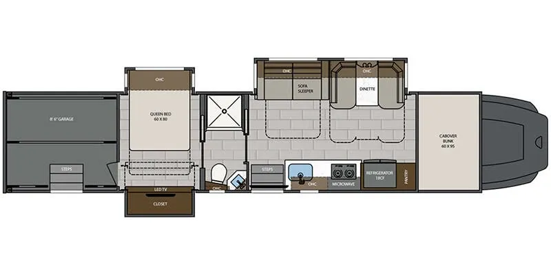 Renegade RV Classic 2509 floor plan