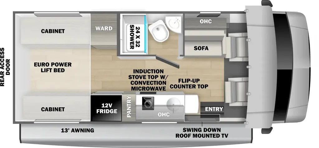 2025 Forest River Forester PM 2031RP floor plan