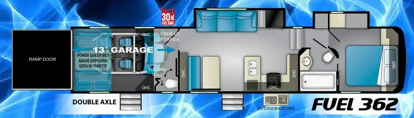 Heartland Fuel 362 floor plan