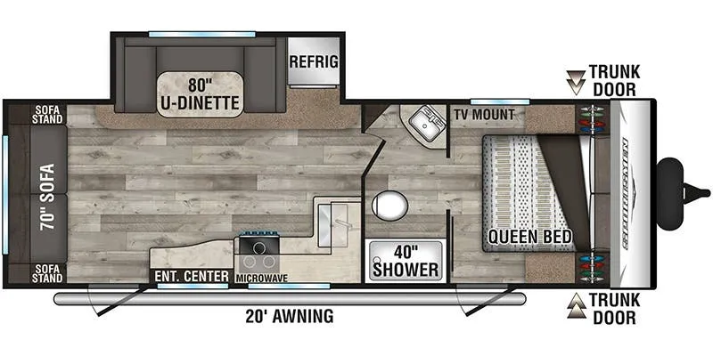 K-Z Sportsmen SE 251RSSE floor plan