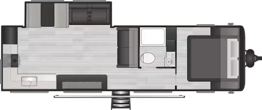 Keystone Coleman Lantern 29RKS floor plan