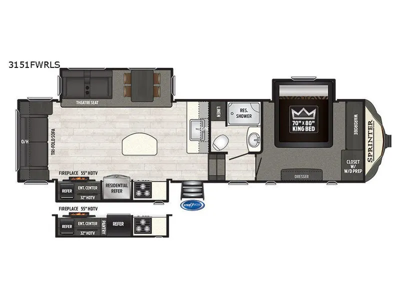 2018 Keystone Sprinter 3151FWRLS - Photo 2