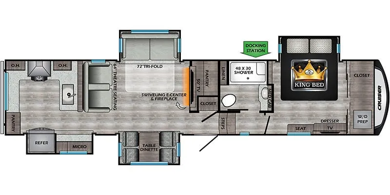 CrossRoads Cruiser CR3601GK floor plan