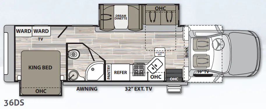 Dynamax Corp Isata 5 Series 36DS floor plan