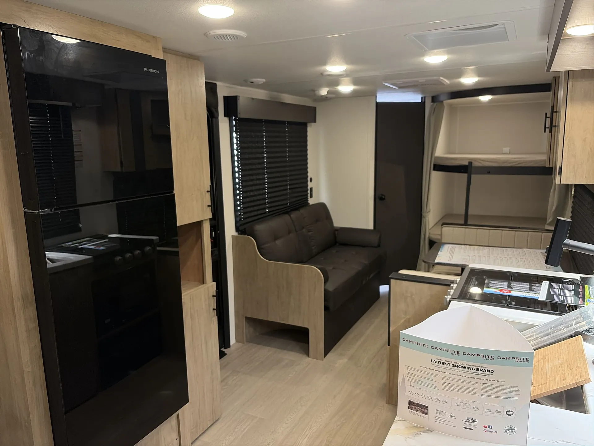 2027 Forest River Campsite Reserve 25CY — living area main