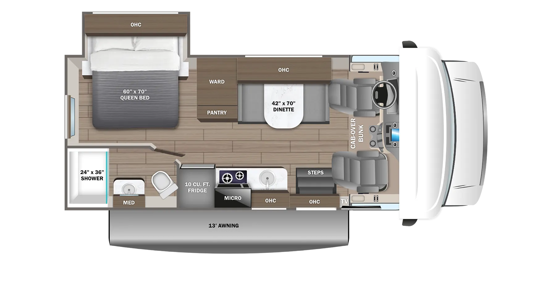 2026 Jayco Redhawk SE 22C - Floor plan