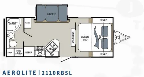Dutchmen Aerolite 2110RBSL floor plan