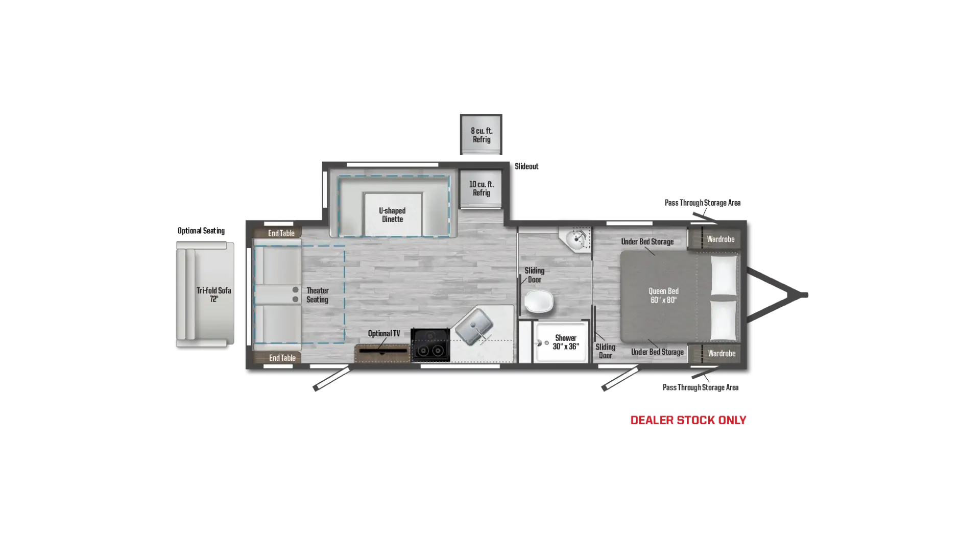 Winnebago Access 26RL floor plan