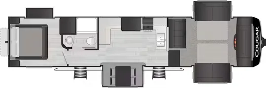 Keystone Cougar 354FLS floor plan