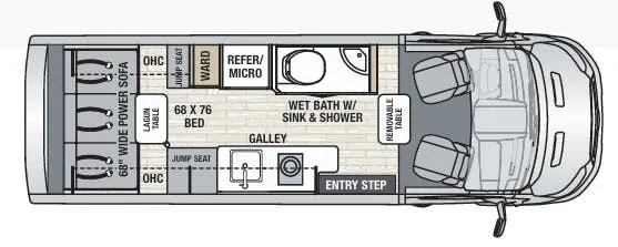 Coachmen Beyond 22C floor plan