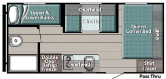 Gulf Stream Innsbruck Lite Super Lite 199DD floor plan