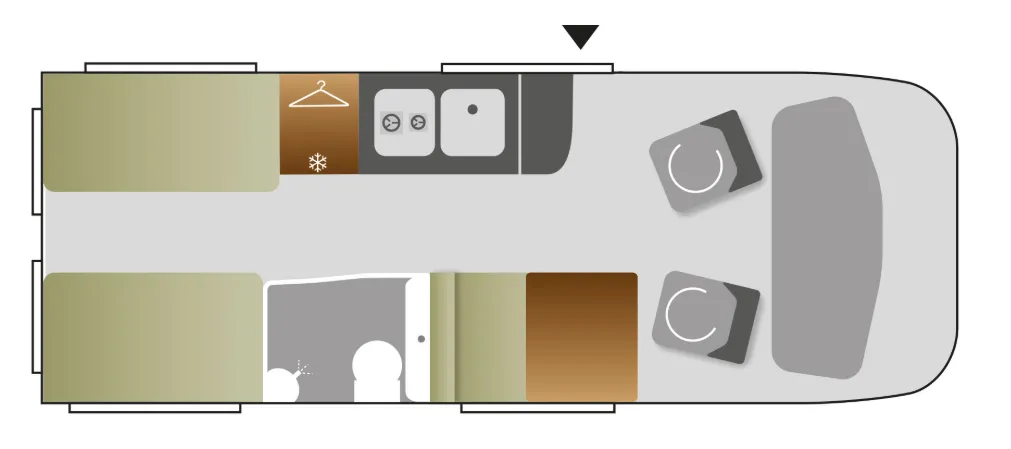 Auto-Trail Adventure 55 floor plan