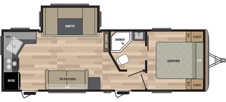 2020 Keystone Springdale 262RKS - Floor plan