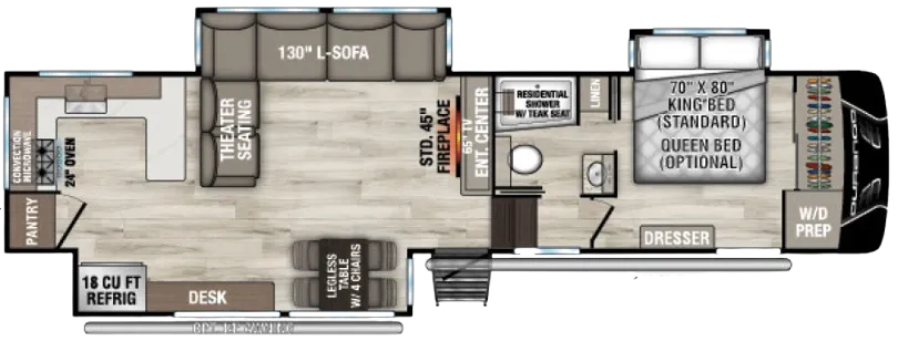 2026 K-Z Durango D339MLT floor plan