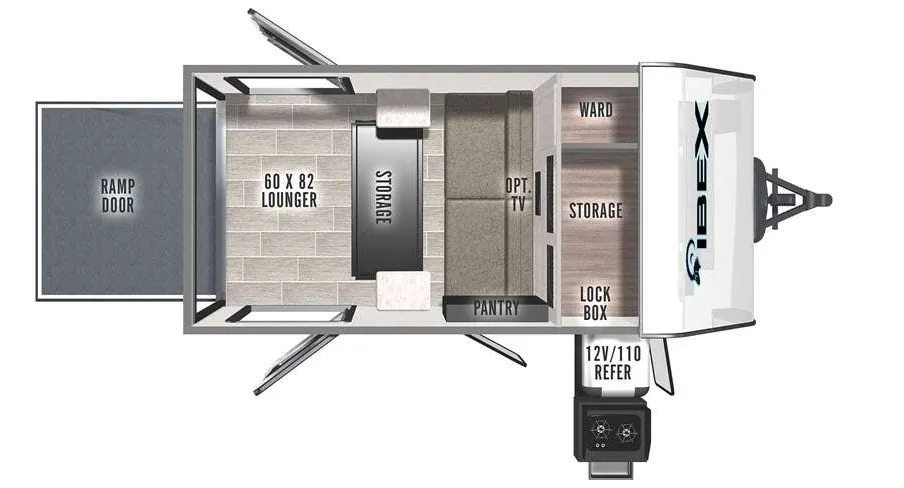 2023 Forest River IBEX 10LHG floor plan