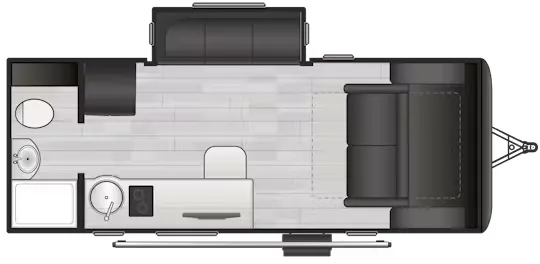 2025 Keystone Sprout 18RBS - Floor plan