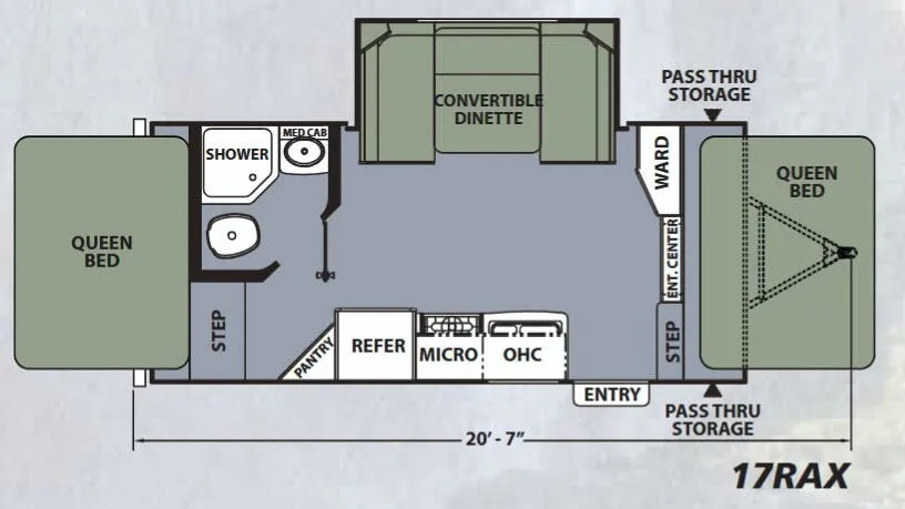 Coachmen Apex Ultra-Lite 17RAX floor plan